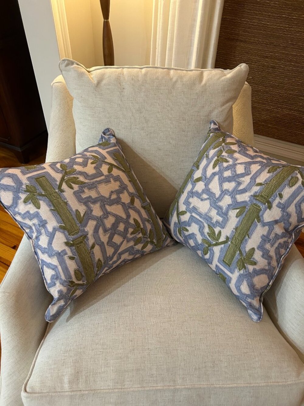 Lemon Park x Kenz Kuztomz Terrace Pillow Covers 18x18 Set of 2